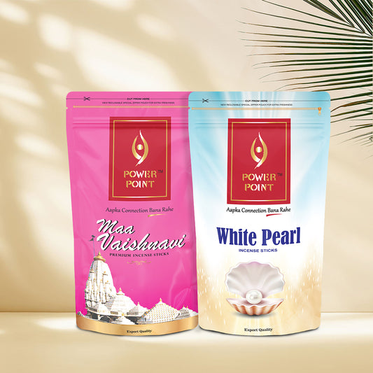 Zipper Pack of 2 - White Pearl, Maa Vaishnavi