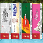 Semi Eco Pack of 4 - White pearl, Good times, Maa Vaishnavi, Vakratunda