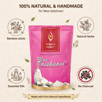 Power Point Maa Vaishnavi Incense Sticks (110g) | Tulsi & Hibiscus Blossom | Guggul Resin & Sacred Oud | Premium Crimson Slider Box