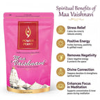 Power Point Maa Vaishnavi Incense Sticks (110g) | Tulsi & Hibiscus Blossom | Guggul Resin & Sacred Oud | Premium Crimson Slider Box
