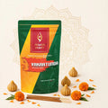 PowerPoint Vakratunda Incense Sticks (110g) | Camphor & Cardamom | Kesar Saffron & Marigold | Sandalwood & Frankincense | Eco-Friendly Box