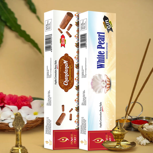 Eco Pack of 2 - White pearl and Chandanam